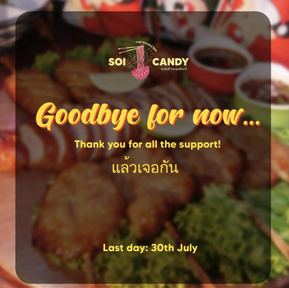 Soi Candy closing — Goodbye Post