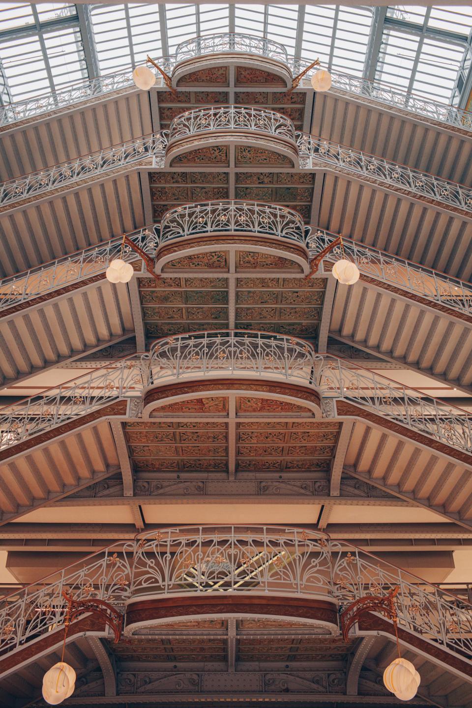 The main staircase.