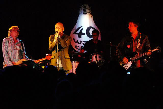 <p>Chris McKay/WireImage</p> Mike Mills, Michael Stipe, Bill Berry, and Peter Buck of R.E.M.