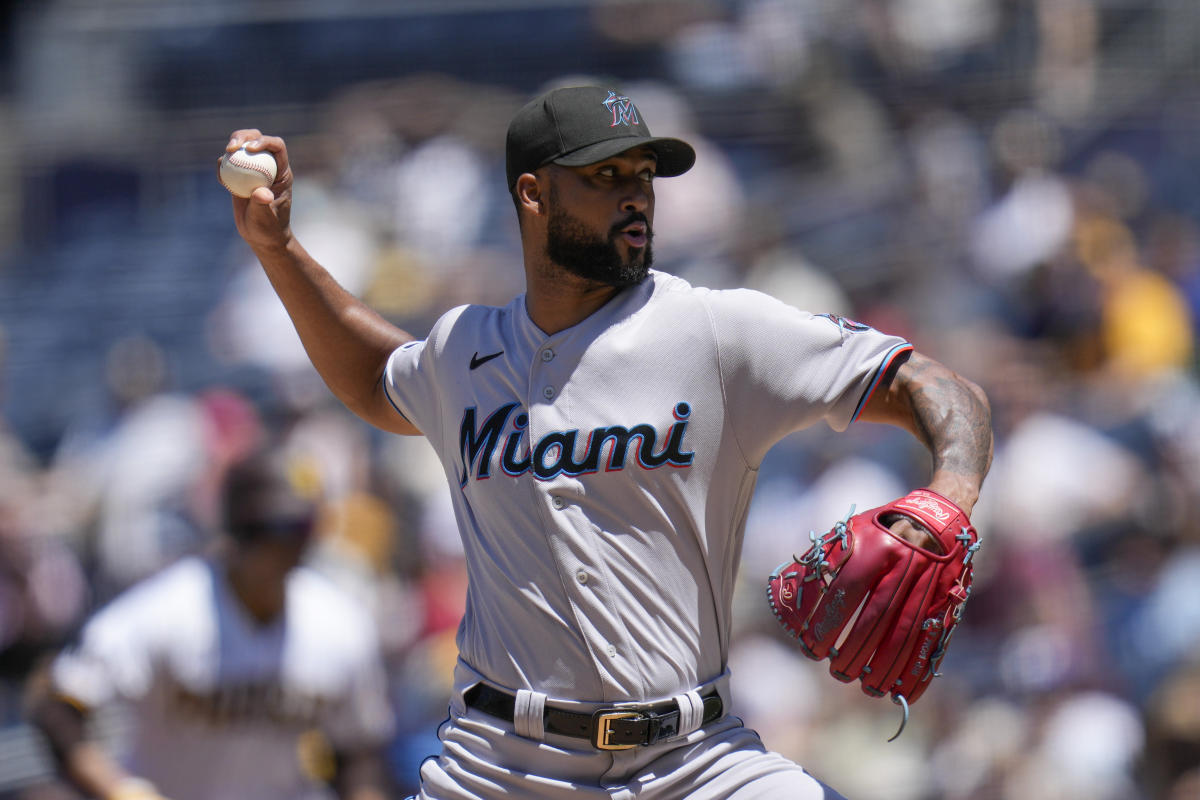 Marlins' Sandy Alcantara throws MLB-most 3rd complete game