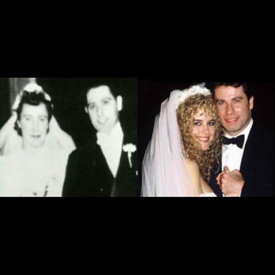 John Travolta wedding photo