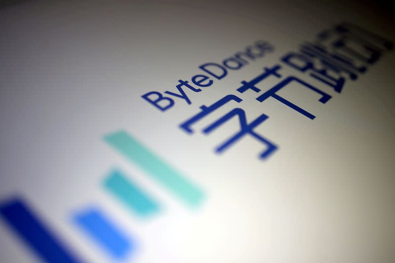 FILE PHOTO: FILE PHOTO: ByteDance logo is seen in this illustration