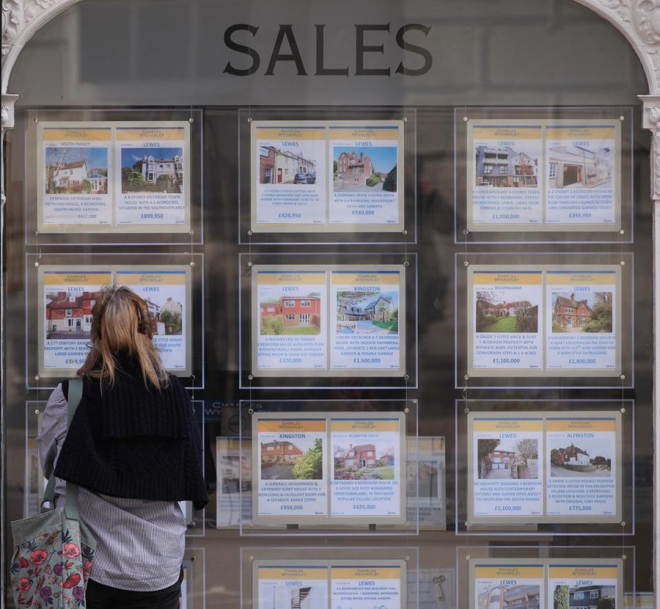 Experts say more demand could also mean higher house prices (Yui Mok/PA) (PA Archive)