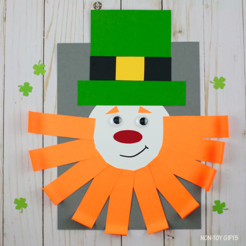 <p>Non-Toy Gifts</p><p>Sneak in some math learning with the shape leprechaun craft from <a href="https://nontoygifts.com/shape-leprechaun-craft/" rel="nofollow noopener" target="_blank" data-ylk="slk:Non-Toy Gifts;elm:context_link;itc:0;sec:content-canvas" class="link rapid-noclick-resp">Non-Toy Gifts</a>. Kids can practice their shapes while creating a work of art with this simple and adorable craft!</p><p><strong>Related: <a href="https://parade.com/1173484/stephanieosmanski/st-patricks-day-games/" rel="nofollow noopener" target="_blank" data-ylk="slk:Best St. Patrick's Day Games;elm:context_link;itc:0;sec:content-canvas" class="link rapid-noclick-resp">Best St. Patrick's Day Games</a></strong></p>