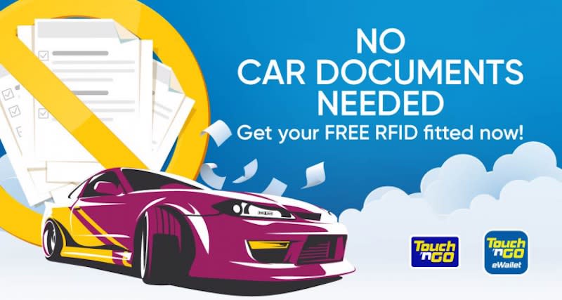 You can now get a free TNG RFID without car documents. — Picture via SoyaCincau