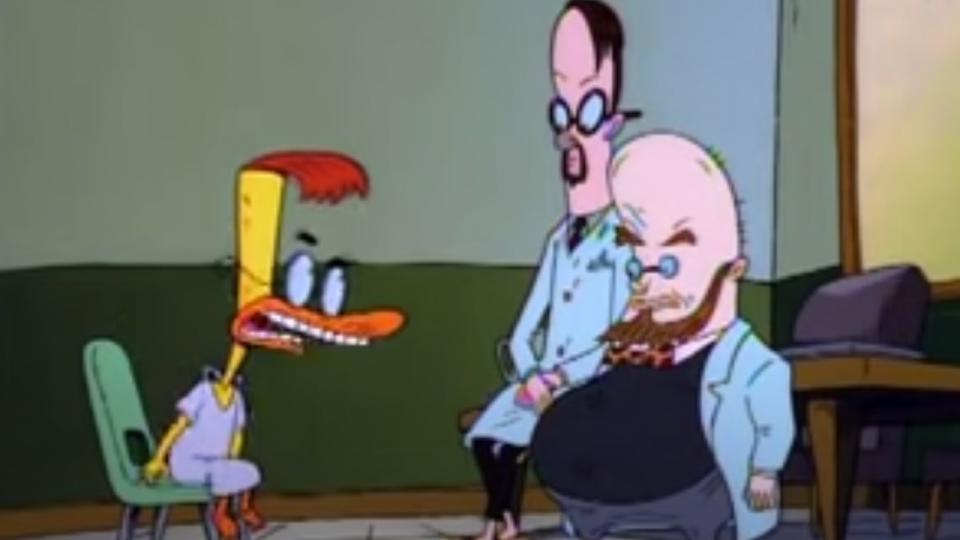 Duckman talking to psychiatrists