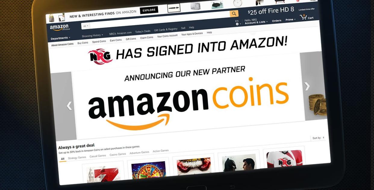 The Amazon Appstore has sponsored NRG eSports. (NRG)