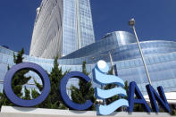 This Oct. 1, 2020 photo shows the exterior of the Ocean Casino in Atlantic City, N.J. On Thursday, April 18, 2024, numerous executives from some of the largest gambling companies in America said Atlantic City will soon face threats not only from casinos expected to open in or near New York City, but also from a renewed push for a casino in the northern New Jersey Meadowlands, just outside New York. (AP Photo/Wayne Parry)