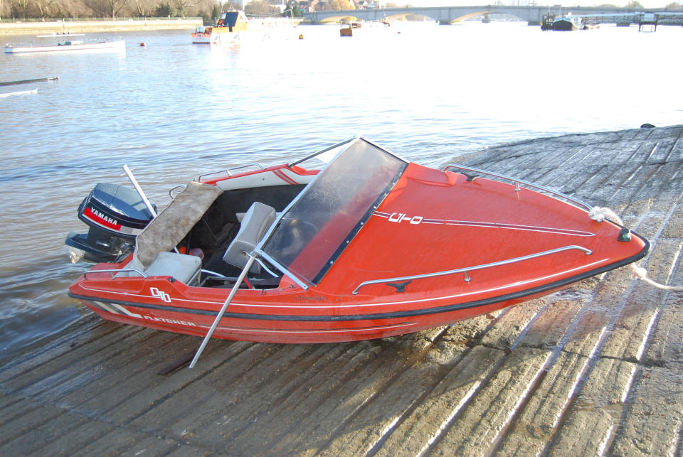 Shepherd bought the 14ft Fletcher Arrowflyte GTO from Gumtree to “pull women” (PA)