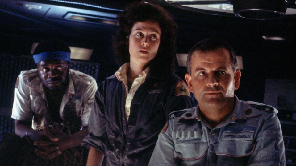 Ian Holm (right) was a crucial part of the original Alien movie. (20th Century Studios/Alamy)