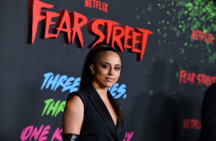 Kiana Madeira at the premiere of the Fear Street trilogy