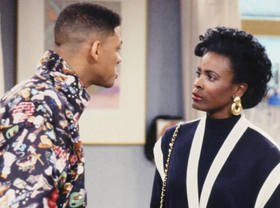 Will Smith and Janet Hubert