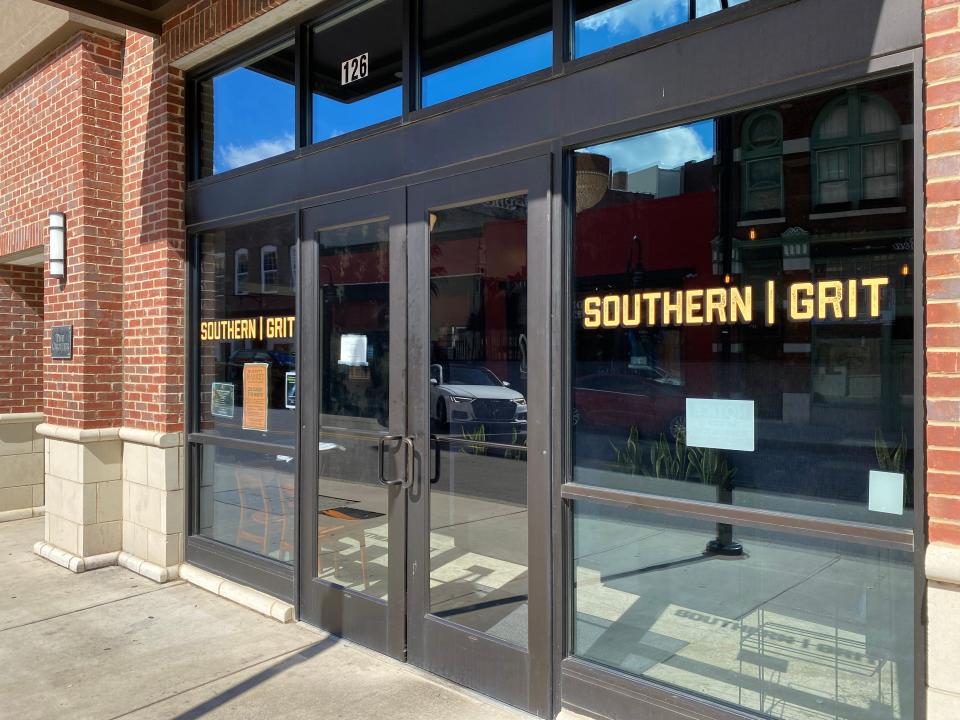 Entrance to Southern Grit at 126 S. Central St.