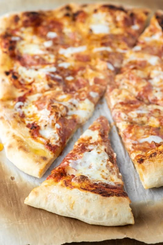 <p>Chisel and Fork</p><p>This pizza is reminiscent of a classic Italian pizzeria.</p><p><strong>Get the recipe: <a href="https://www.chiselandfork.com/hot-honey-drizzled-salami-pizza" rel="nofollow noopener" target="_blank" data-ylk="slk:Hot Honey Drizzled Salami Pizza;elm:context_link;itc:0;sec:content-canvas" class="link rapid-noclick-resp">Hot Honey Drizzled Salami Pizza</a></strong></p>