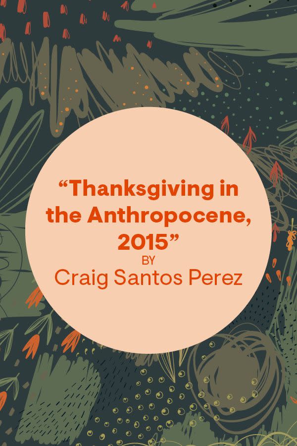 "Thanksgiving in the Anthropocene, 2015"