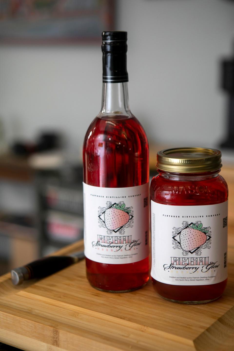 The new Regal Strawberry Glow Moonshine on January 11, 2024, in Lancaster, Ohio.