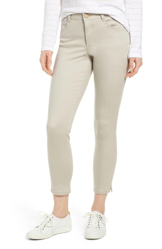 The &#39;Ab&#39;Solution Skinny Pants are cut just above the ankle for a capri-like fit. 