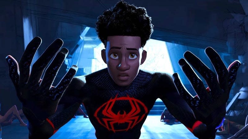 Miles Morales in Sony's Spider-Man: Across the Spider-Verse. 