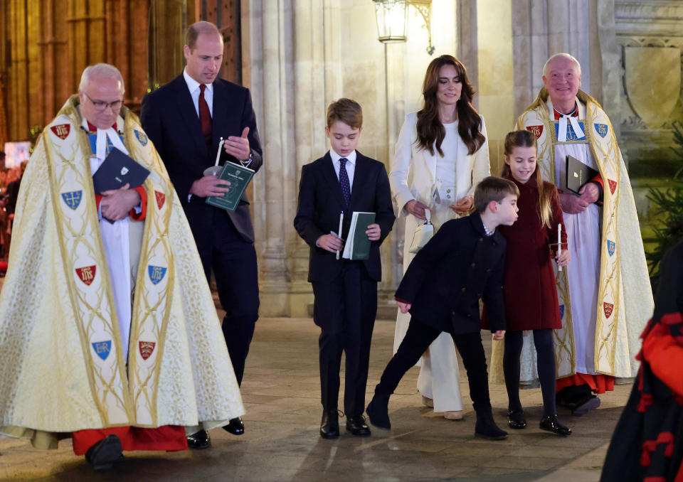 Prince Louis at his debut 