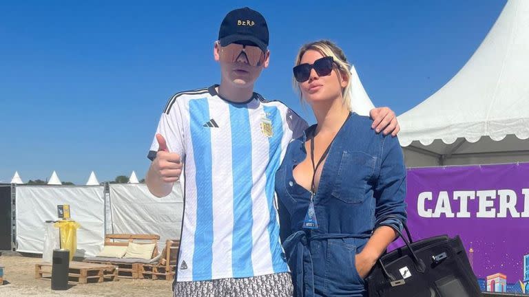 Wanda Nara fue a ver a Bizarrap y el detalle de su cartera no pasó inadvertido por sus seguidores