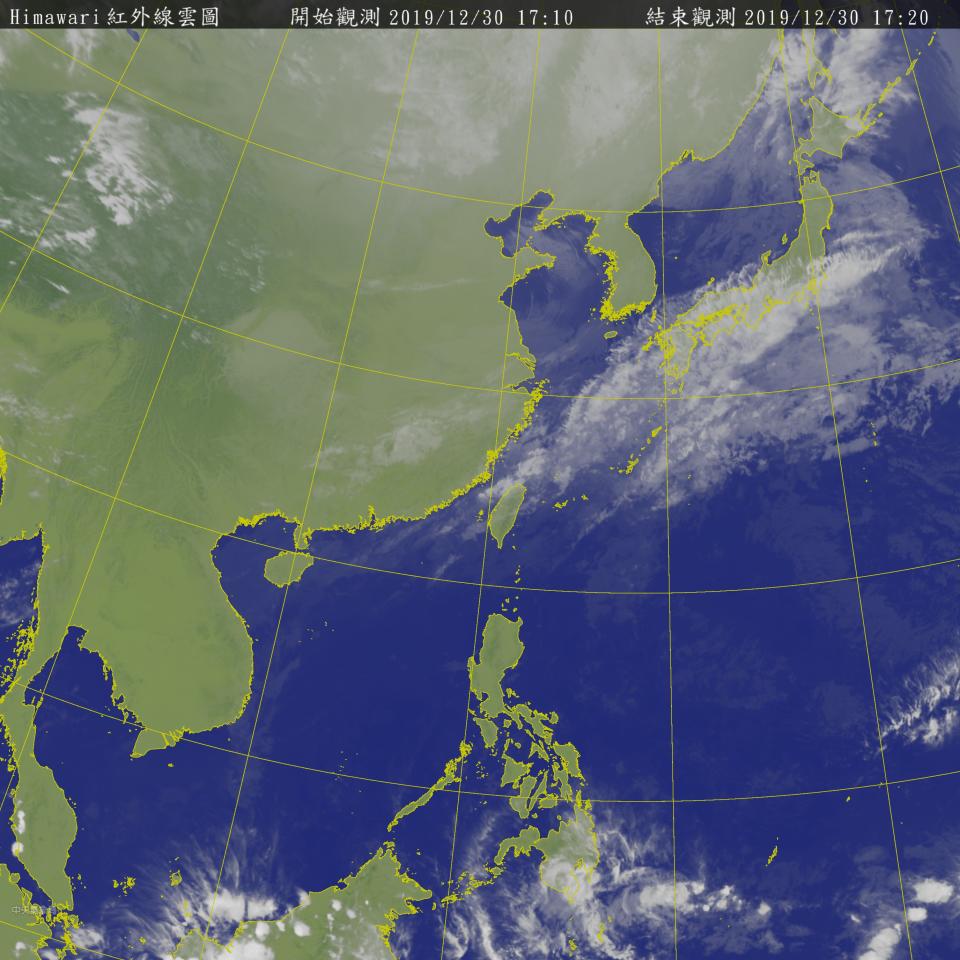 這7縣市大雨特報，入夜氣溫直直落！圖/中央氣象局