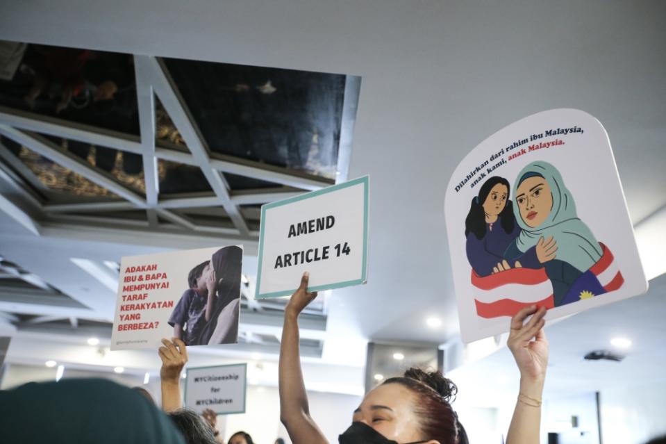 Family Frontiers was awarded for its efforts in advocating for the constitutional amendment to end discrimination for Malaysian mothers. ― Picture by Ahmad Zamzahuri