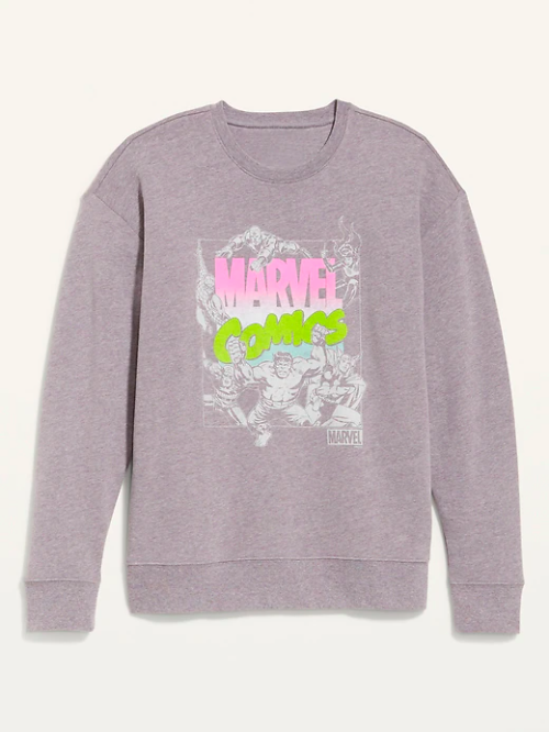 1) Marvel Comics Avengers Graphic Sweatshirt
