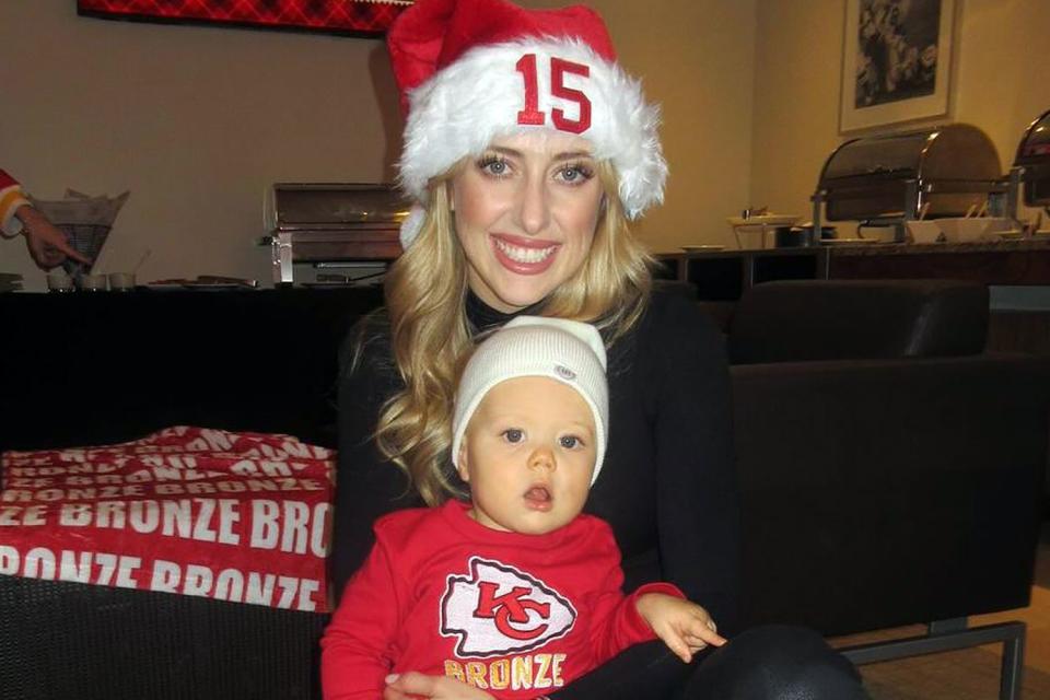 <p>Brittany Mahomes/Instagram</p> Brittany Mahomes and son Bronze
