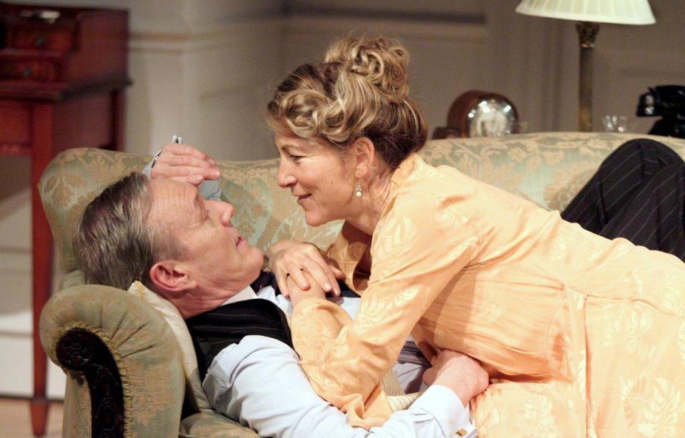 Buoyant: Anthony Head and Eve Best in Love in Idleness: Catherine Ashmore