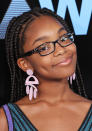 <p>Marsai Martin is absolutely adorable with her cornrows and stunning skin. (Photo: Getty Images) </p>