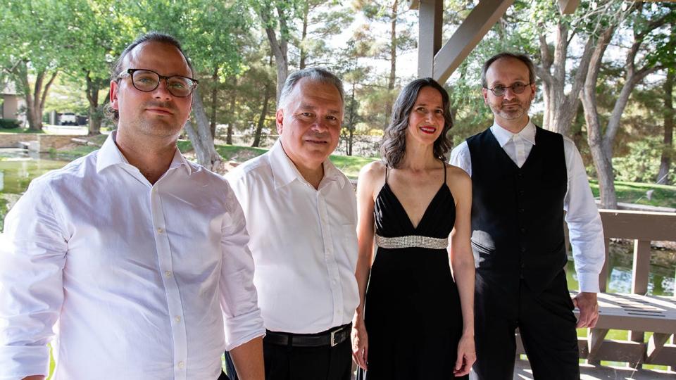 The Harrington String Quartet will offer its “Sumptuous” concert at 5 p.m. Feb. 25 in Mary Moody Northen Recital Hall on WT’s Canyon campus.