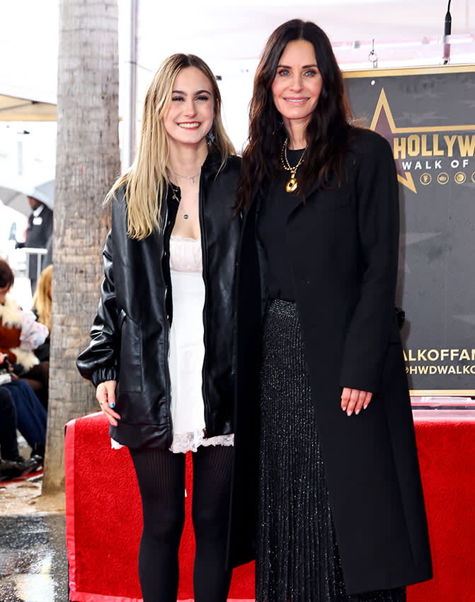 Courteney Cox con su hija