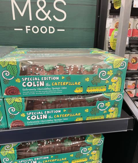 3) St Patrick's Day Colin The Caterpillar