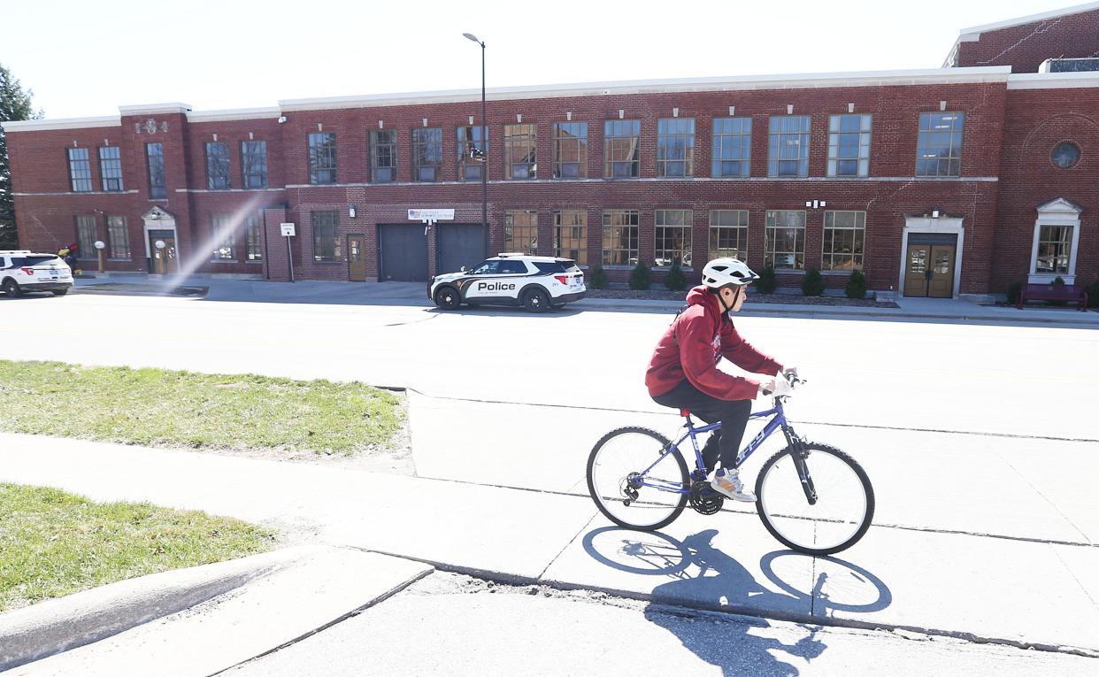 The Ames Police station is pictured Tuesday, March 19, 2024.