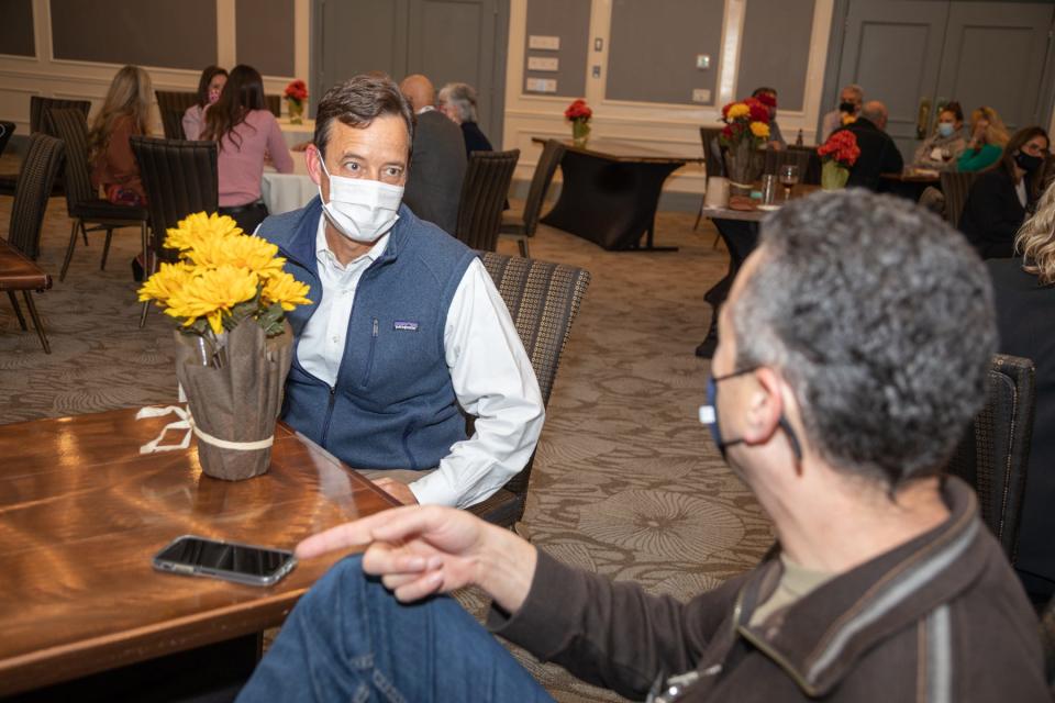 Corporate meeting at The Verve in Natick that took place on Oct. 26 during which masks were required by the organizers