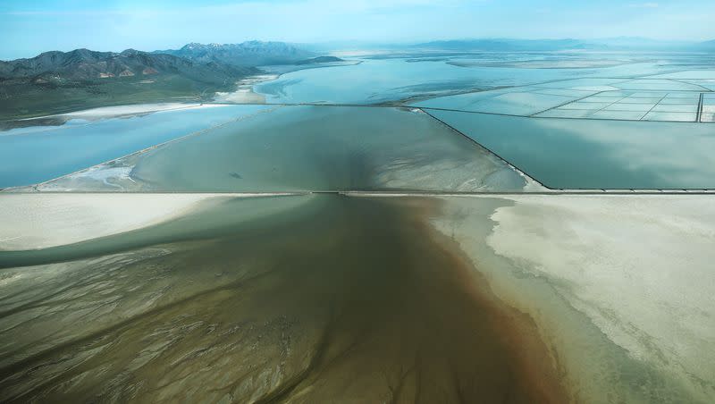 The Great Salt Lake is pictured on Wednesday, May 3, 2023. The Great Salt Lake Stewardship Act, sponsored by Rep. John Curtis, R-Utah, and Sen. Mike Lee, R-Utah, is a way to tap into a pool of money already set aside for water projects, but unused.