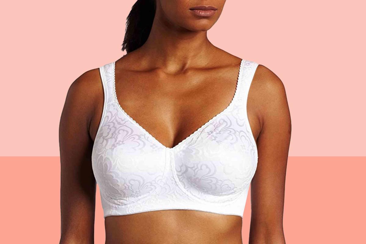 Comfortable Bras for Women Seamless Mid Solid Color Removable Pad Wireless  Bra Beige XXXL 