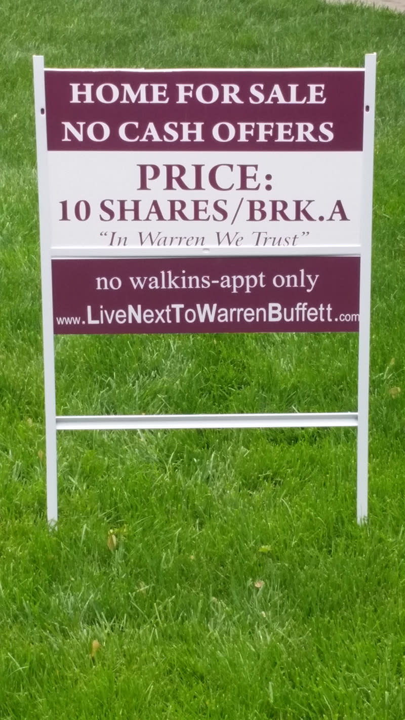 Be Warren Buffett’s neighbor