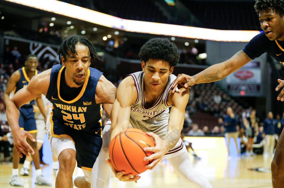 The Missouri State Bears took on the Murray State Racers at Great Southern Bank Arena on Wednesday, Jan. 10, 2024.