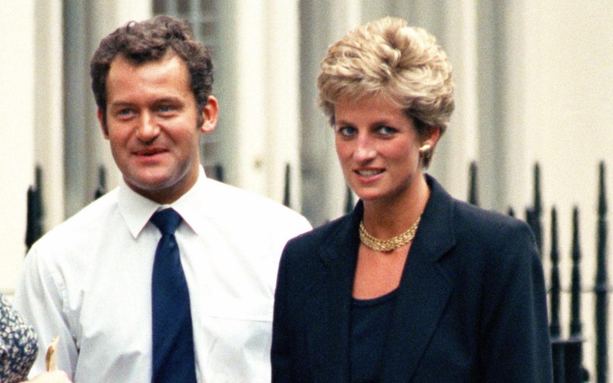 The Princess of Wales with Paul Burrell in 1994 - Getty Images