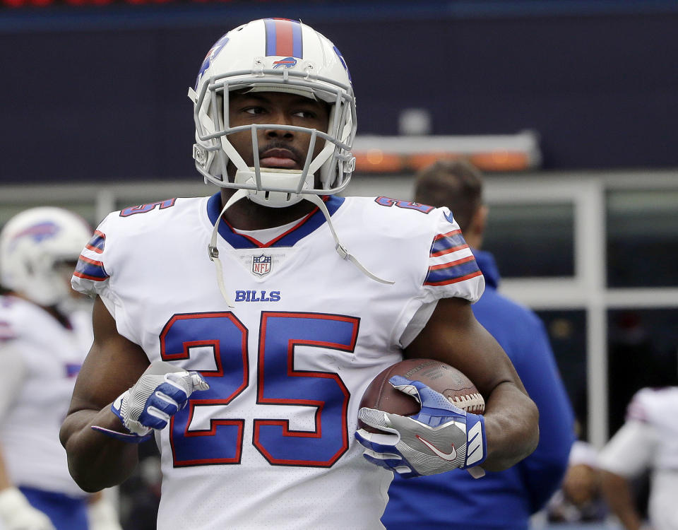 Buffalo Bills running back LeSean McCoy could carry fantasy players to titles in Week 17. (AP Photo/Steven Senne)