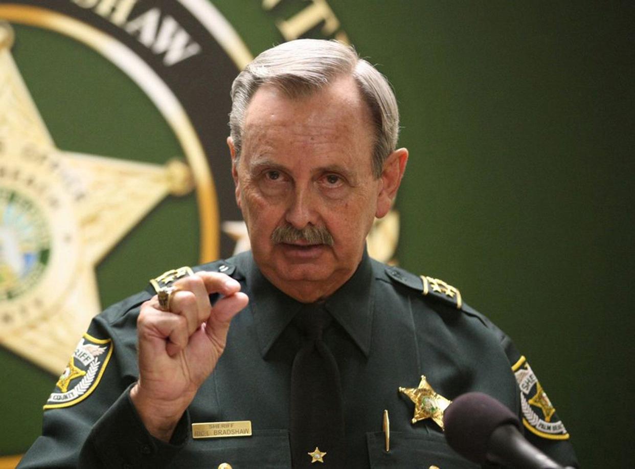 Ric Bradshaw, Palm Beach County's longest serving sheriff, approved a contract himself that provides medical director work for his son-in-law.
