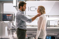 <p>Given that "Passengers" hasn't been on anyone's Oscar radar, the Jennifer Lawrence-Chris Pratt sci-fi thriller did surprisingly well by securing two nominations — for Best Production Design and Best Original Score. (Photo: Columbia) </p>