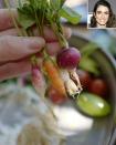 <p>"You know the restaurant really cares about organic when they serve veggies that are the size of your thumb!" Reed wrote on a photo of <a href="https://www.instagram.com/p/CQJXgRPDG1n/" rel="nofollow noopener" target="_blank" data-ylk="slk:pint-sized carrots, radishes and more.;elm:context_link;itc:0;sec:content-canvas" class="link ">pint-sized carrots, radishes and more.</a> "I don't know about you but I cherish each and every bite of food grown, especially when I know the hands that grew it."</p>