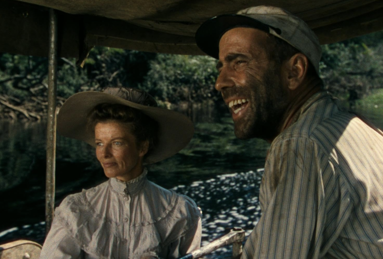 <p>Filming primarily in Congo and Uganda, far from the comforts of the cushy studio environment, the cast and crew of the 1951’s 'African Queen' faced a multitude of challenges and setbacks, making the production a grueling experience.</p><p><br></p><p>Katharine Hepburn chronicled the trials and tribulations of the shoot in her<a href="https://www.telegraph.co.uk/culture/film/film-news/11411748/Hysteria-on-the-set-of-The-African-Queen.html" rel="nofollow noopener" target="_blank" data-ylk="slk:memoir;elm:context_link;itc:0;sec:content-canvas" class="link rapid-noclick-resp"> memoir</a>, "The Making of the African Queen: Or, How I Went to Africa with Bogart, Bacall and Huston and Almost Lost My Mind." She recounted the arduous journey from Biondo to the Ruiki river, where five cars and trucks were required to transport the cast, crew, and equipment. From there, they sailed on boats for another 2.5 miles to reach the shooting location. This remote and untamed setting exposed them to a myriad of dangers.</p><p><br></p><p>The African landscape proved unforgiving, with health risks lurking at every turn. Dysentery and malaria plagued the cast and crew, leaving them weak and ill for much of the filming process. Contaminated drinking water, wild animals, and poisonous snakes added to the perils they faced on a daily basis.</p><p><br></p><p><i>This article was produced and syndicated by <a href="https://mediafeed.org/" rel="nofollow noopener" target="_blank" data-ylk="slk:MediaFeed;elm:context_link;itc:0;sec:content-canvas" class="link rapid-noclick-resp">MediaFeed</a>.</i></p><span class="copyright"> IMDb </span>
