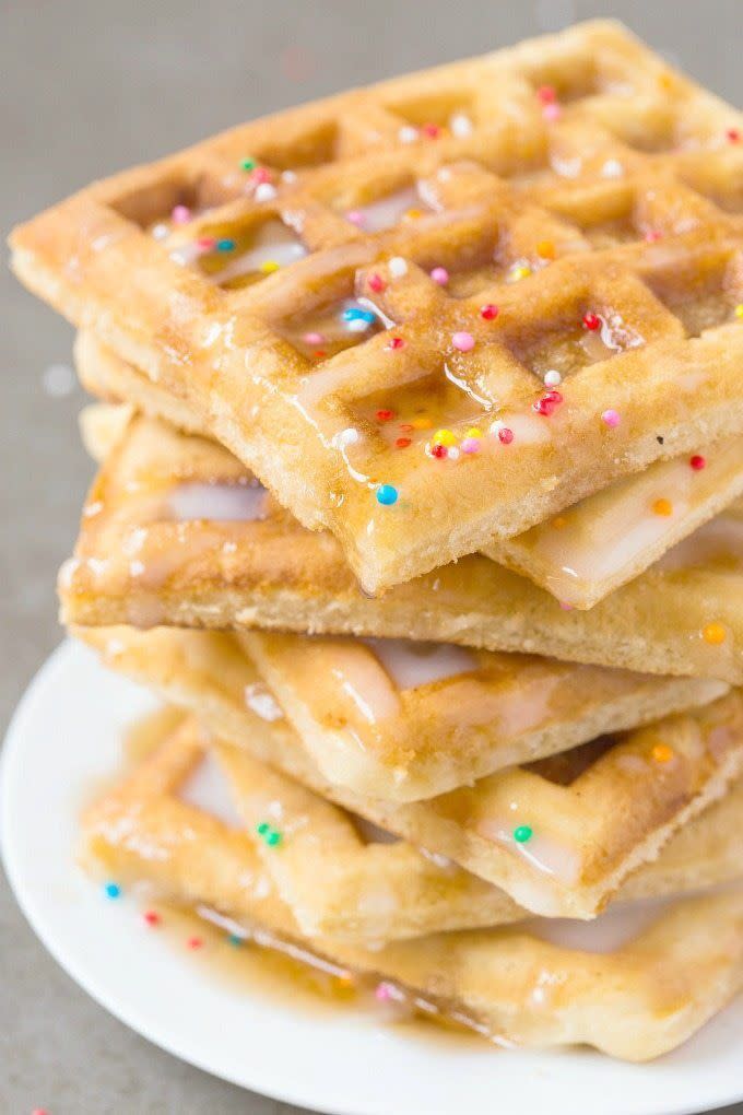 Fluffy Vanilla Waffles