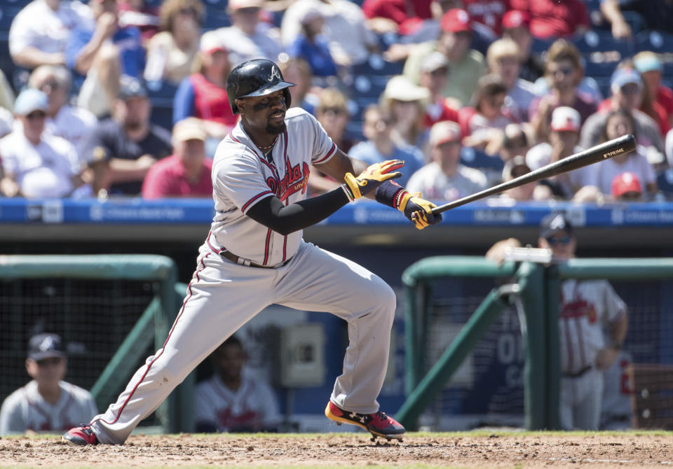 Brandon Phillips is going to the Angels. (AP Photo/Chris Szagola)