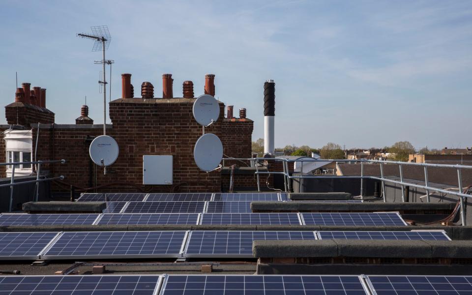 There will now be 0pc VAT on eco home improvements such as installing solar panels - Getty