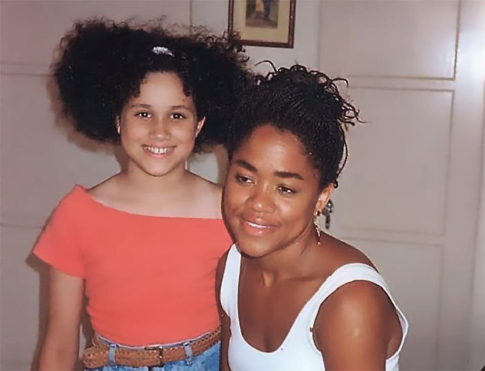 Meghan Markle and Doria Ragland