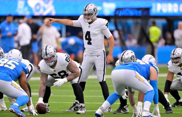 Raiders, Aidan O'Connell lose to Los Angeles Chargers, Raiders News